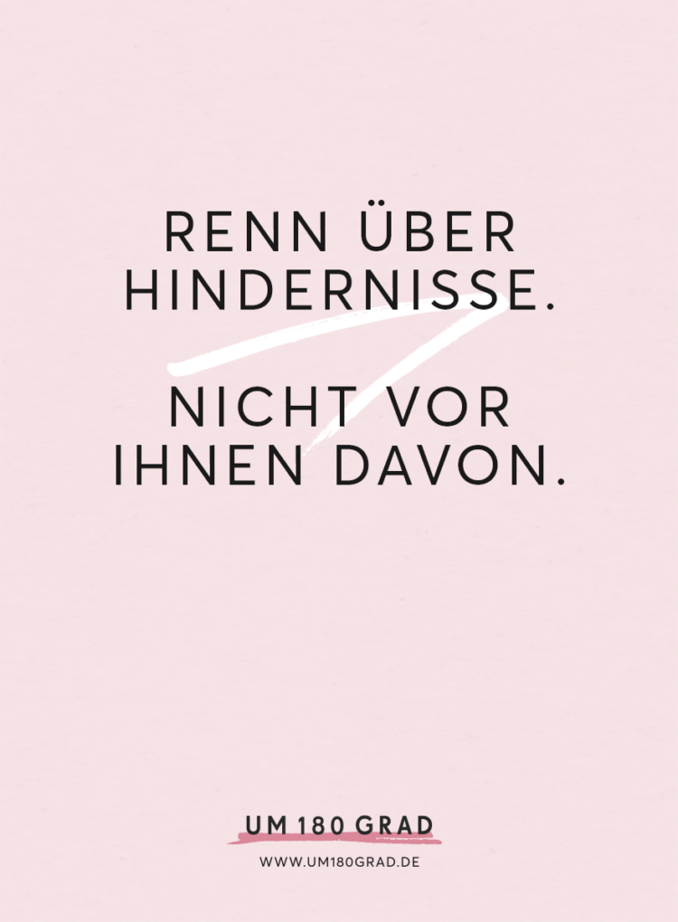 Zitat Hindernisse ueberwinden