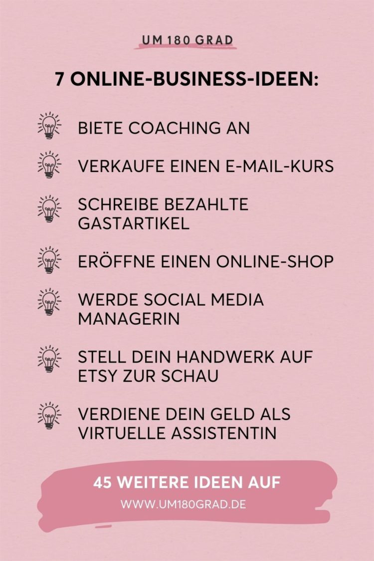 7 clevere Online-Business-Ideen